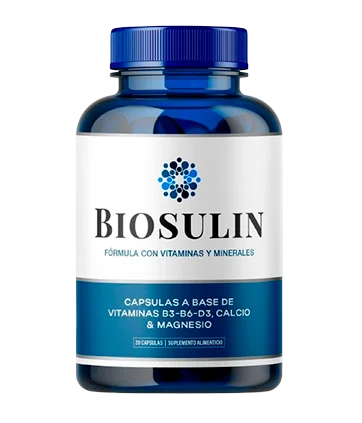Biosulin — 20 cápsulas con Berberina, Cromo, Magnesio, Canela de Ceilán, B3 y B6