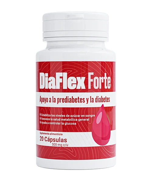 DiaFlex Forte — 20 cápsulas con extractos naturales para el control de la glucosa