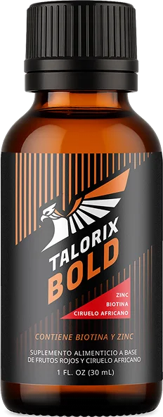 Talorix Bold — gotas sublinguales 30ml con L-Arginina, Epimedium, Ashwagandha, Ciruelo Africano, Zinc y Saw Palmetto
