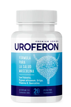 Uroferon — 20 cápsulas con extractos naturales para la próstata