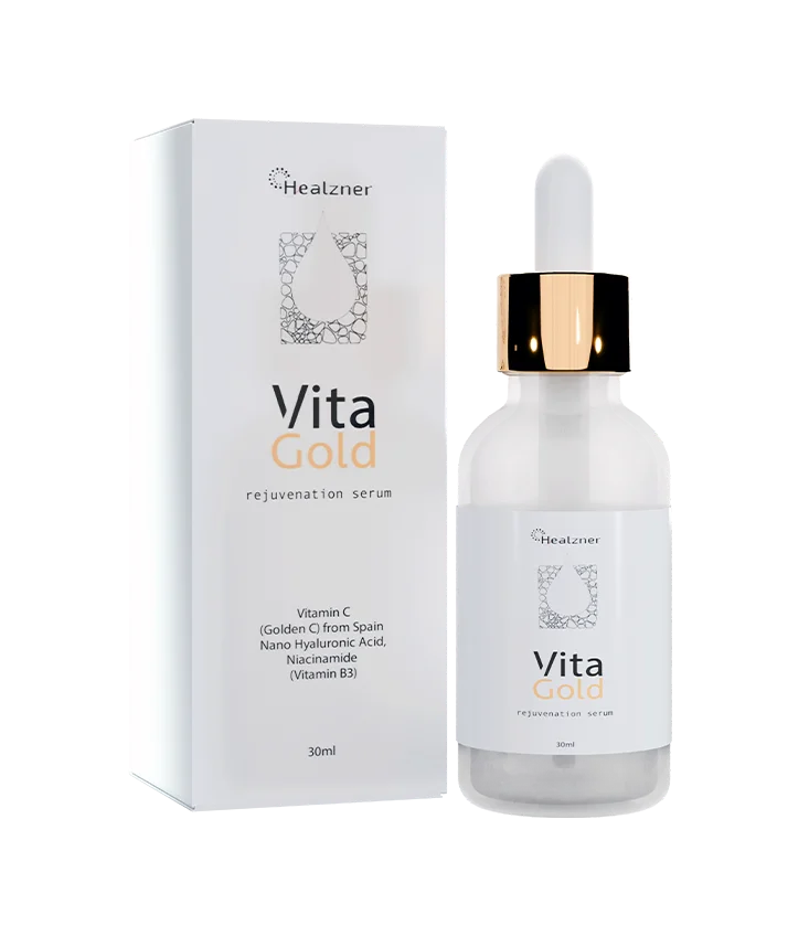 Vita Gold — sérum facial rejuvenecedor 30ml con Vitamina C Golden C, Ácido Hialurónico Nano y Niacinamida